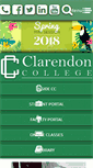 Mobile Screenshot of clarendoncollege.edu