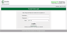 Tablet Screenshot of faculty.clarendoncollege.edu