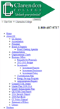 Mobile Screenshot of old.clarendoncollege.edu